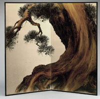Umezawa%20Ry%26%23363%3Bshin%2C%20%3Cb%3E%3Ci%3E%20Pine%20Tree%3C%2Fi%3E%3C%2Fb%3E%2C%201914%2F1934%2C%20two-panel%20screen%3B%20lacquer%20on%20paper%2C%20Museum%20Purchase%3A%20Margery%20Hoffman%20Smith%20Fund%2C%20with%20additional%20funds%20provided%20by%20the%20Autzen%20Foundation%2C%20Asian%20Art%20Council%2C%20and%20Women%27s%20Council%2C%20%26%23169%3B%20artist%20or%20other%20rights%20holder%2C%201999.38